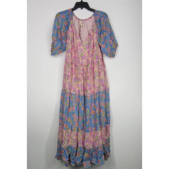 SPELL & THE GYPSY JUNIPER TIERED GOWN DRESS IN LILAC SZ S - Picture 2 of 6